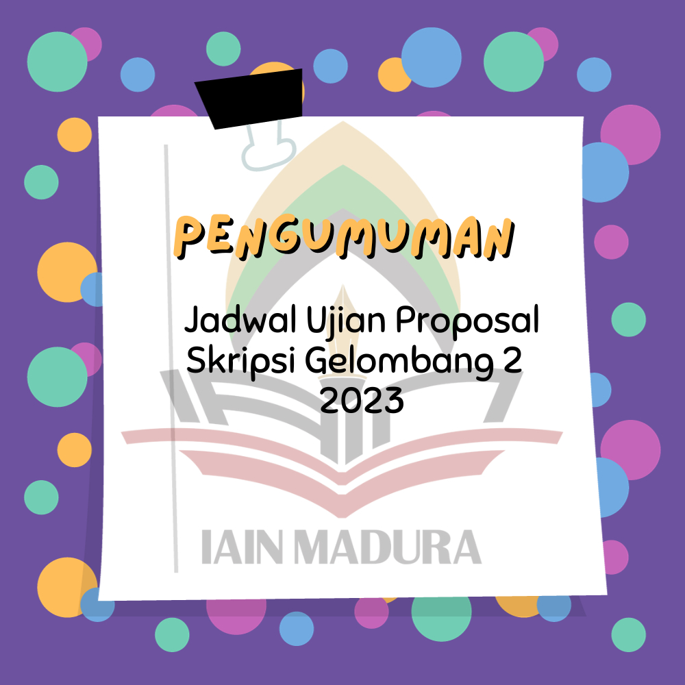Jadwal Ujian Proposal Skripsi Gelombang 2 2023